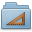 Blue Ruler Icon 32x32 png